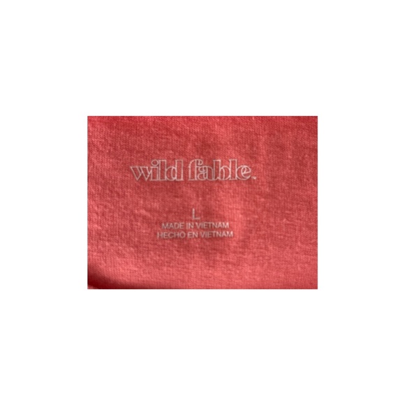 Women's Wild Fable Cropped T-Shirt-Pink-Size-Size L - Picture 3 of 3